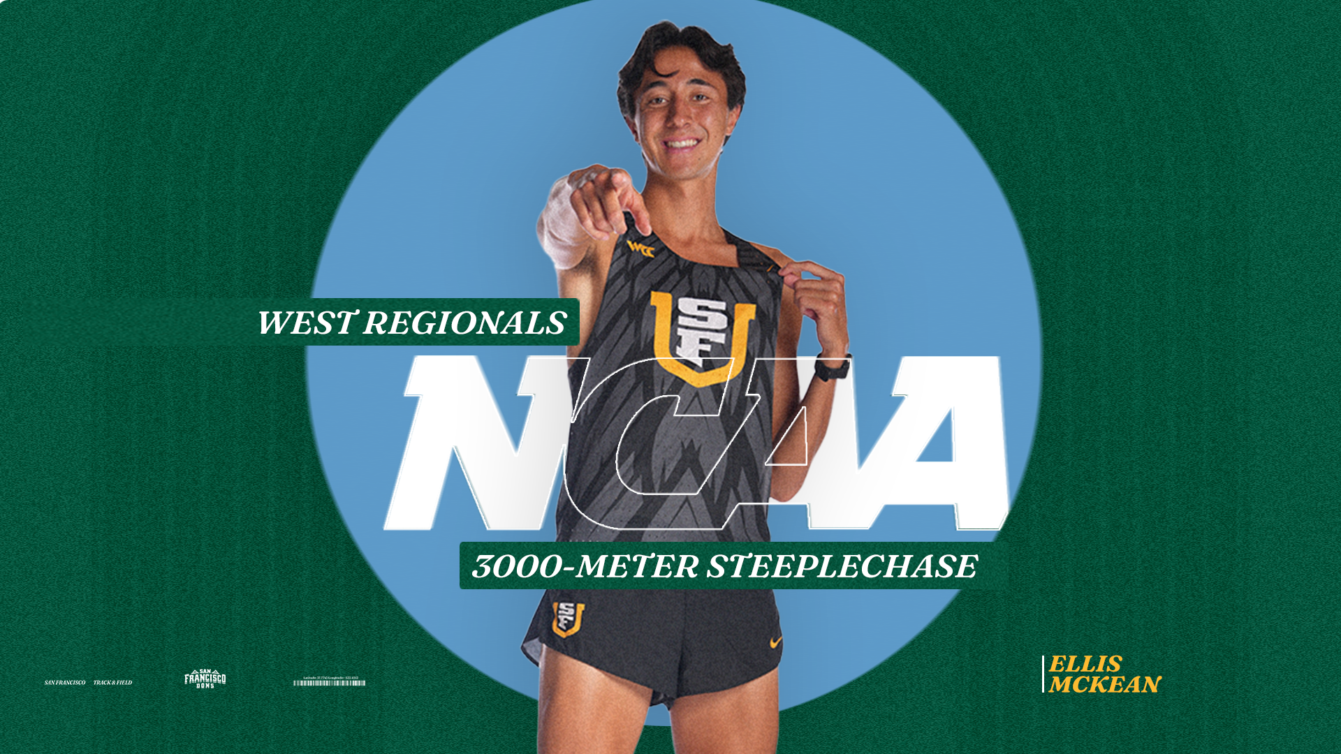 Ellis McKean NCAA West Regional Graphic