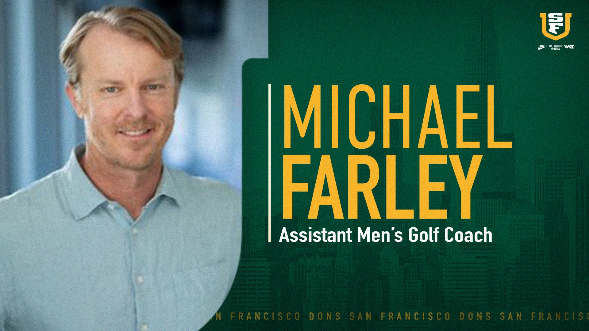 MGOLF Michael Farley Hire Aug. 2025