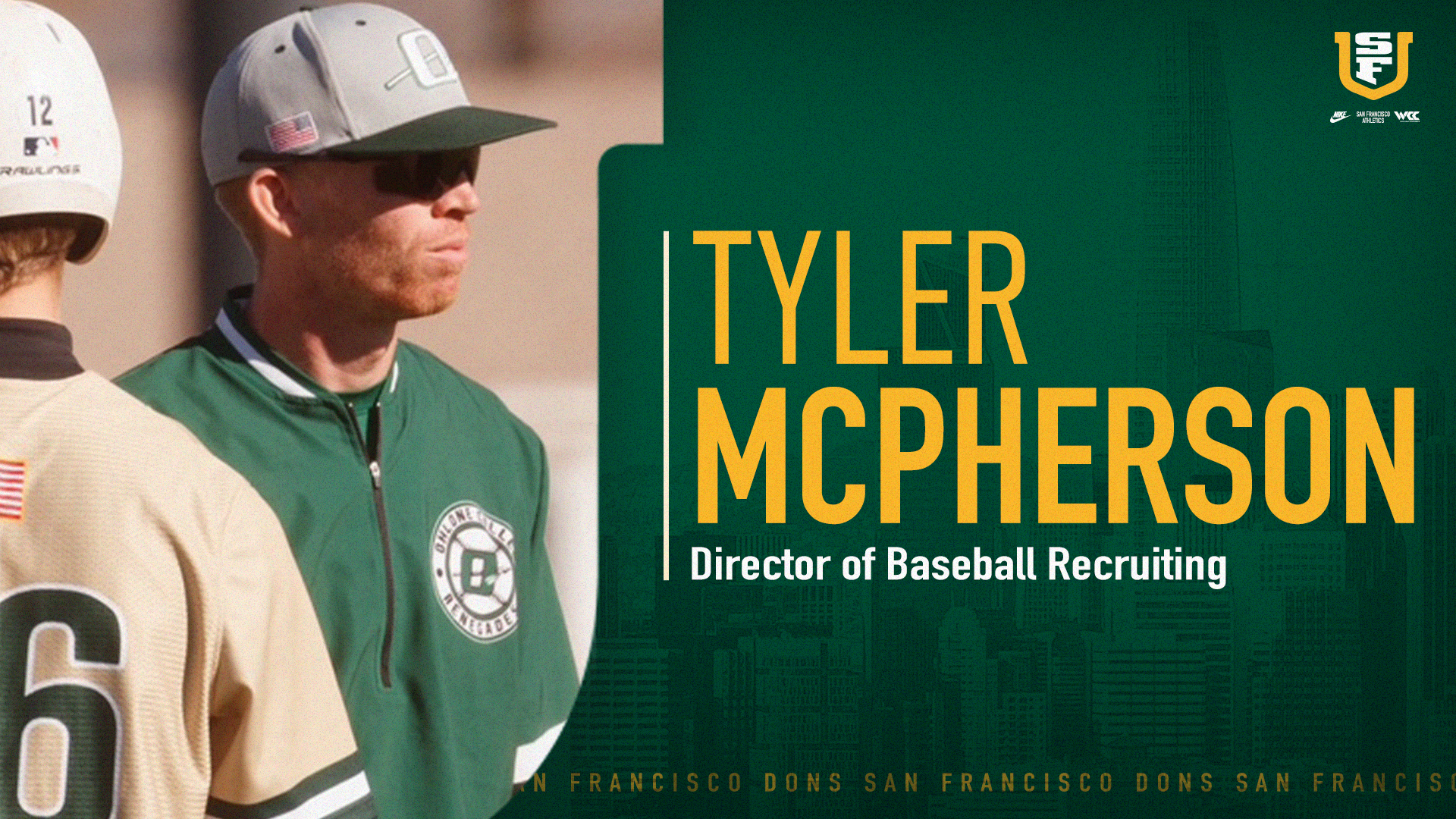 Tyler McPherson Baseball Hiring Graphic