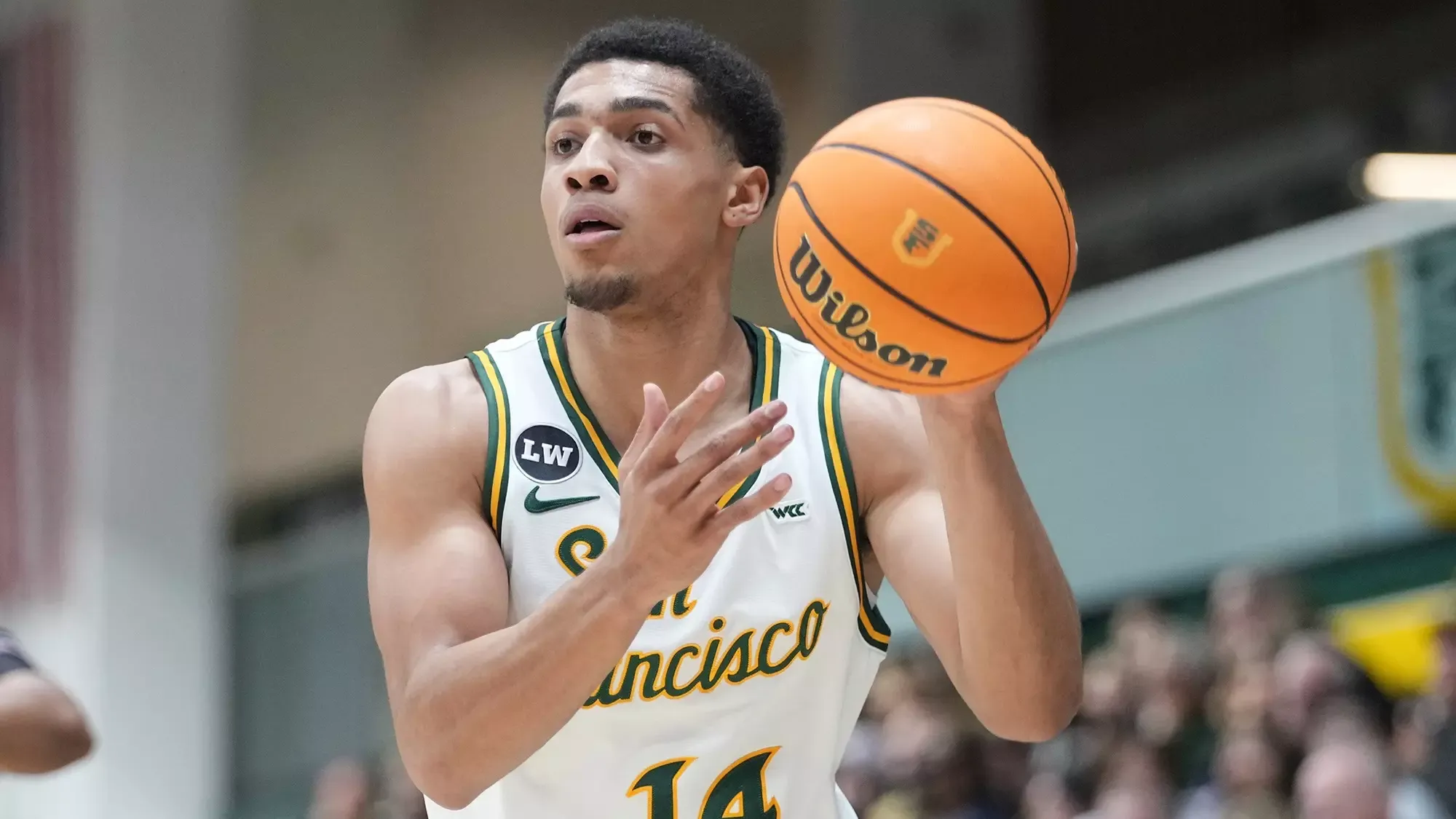 Veniamin Abosi Looking to Pass vs. UC Santa Cruz November 2025