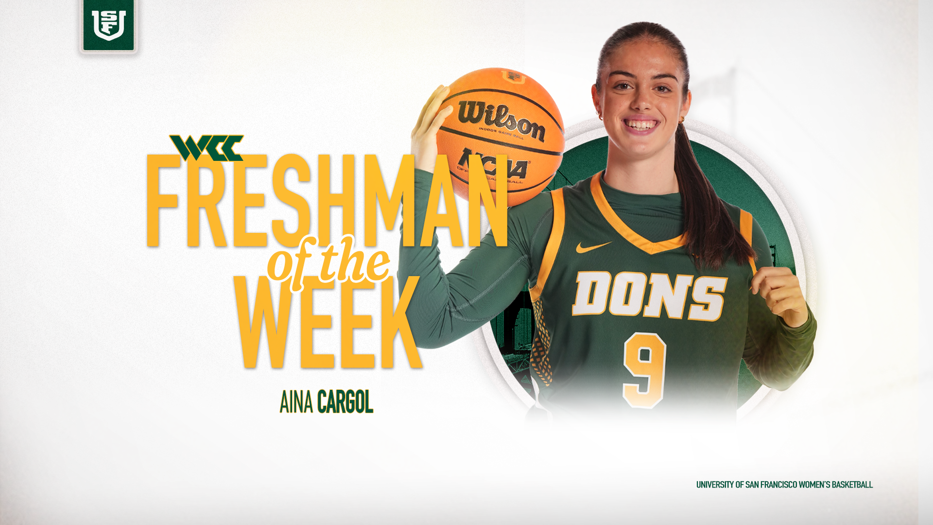 Aina Cargol Freshman of the Week Graphic 2