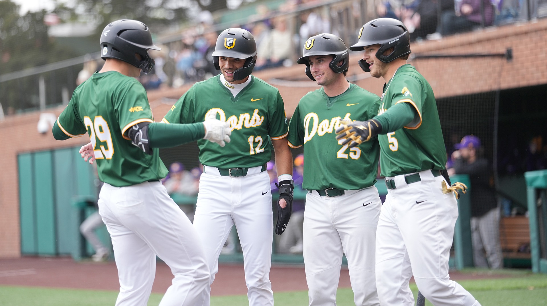 Baseball celebrating home run against WIU 2026