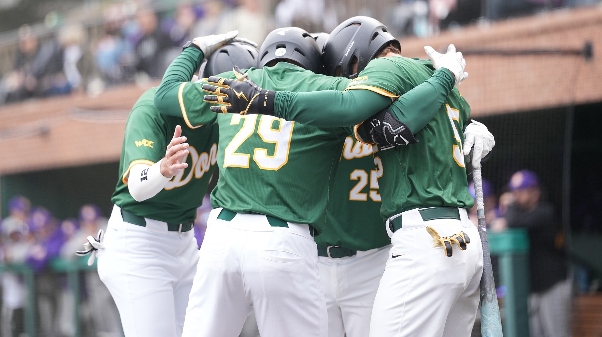 Plate celebration vs. WIU 2026