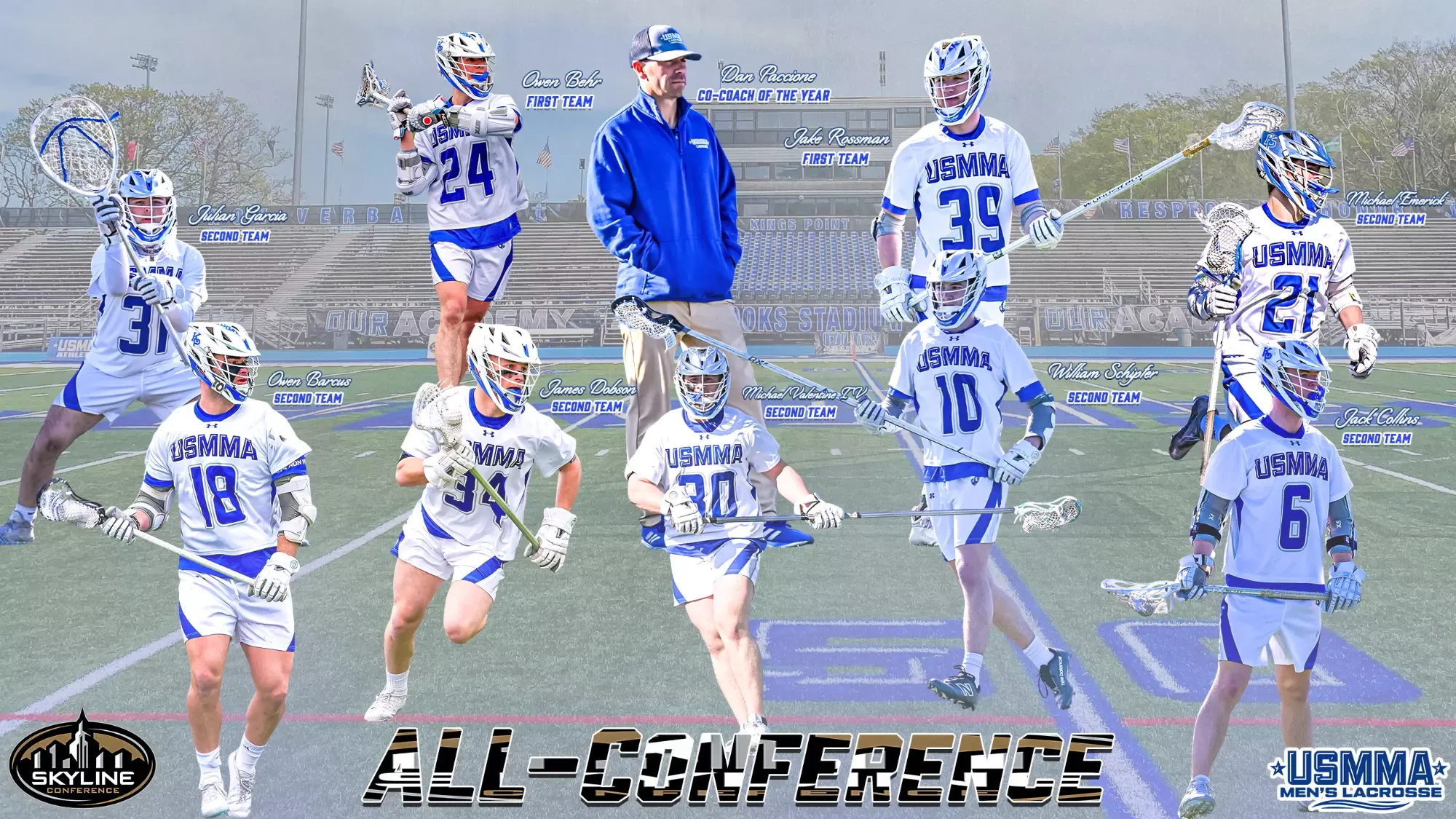Skyline MLAX All-Conference Graphic