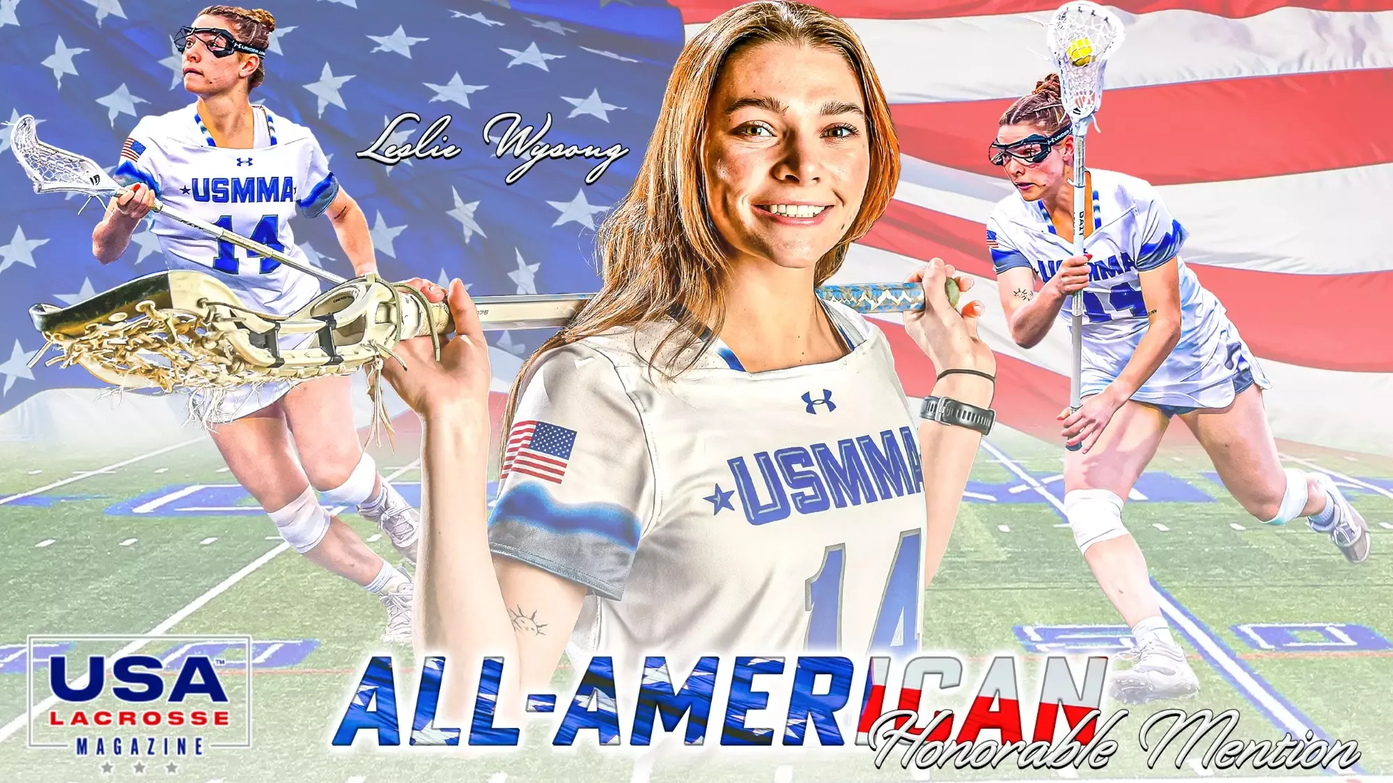 Wysong USA Lacrosse Magazine All-American Graphic