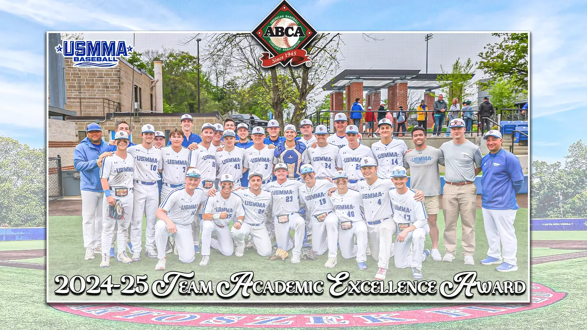 USMMA Baseball 2024-25 ABCA Team Academic Excellence Award