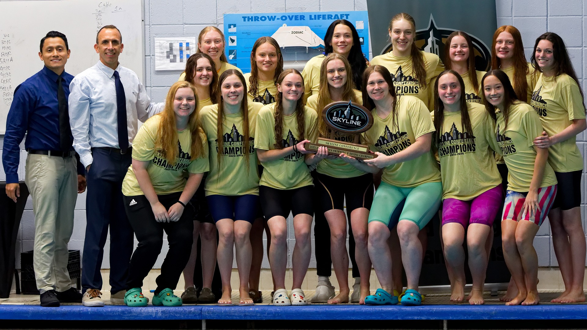 2026 Skyline Women's Swimming & Diving Champions - USMMA Mariners
