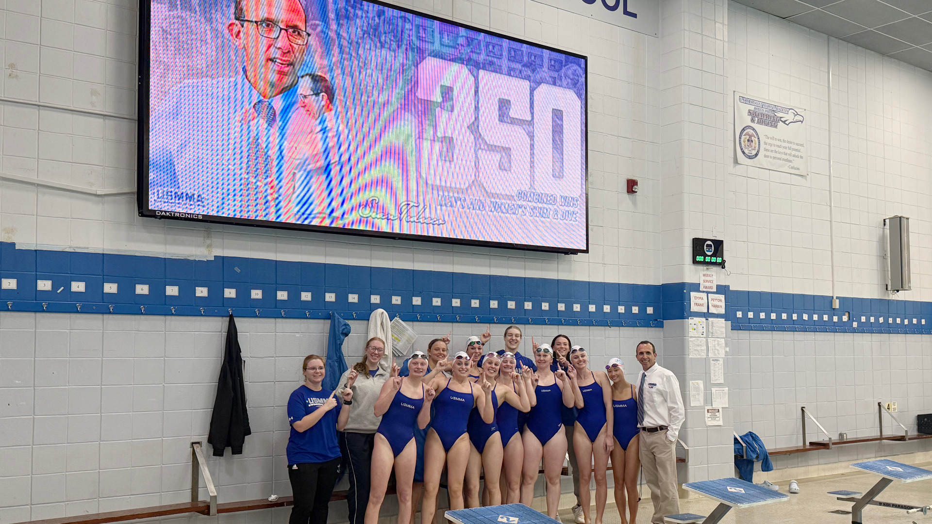 Sean Tedesco 350 Wins with Women's Team