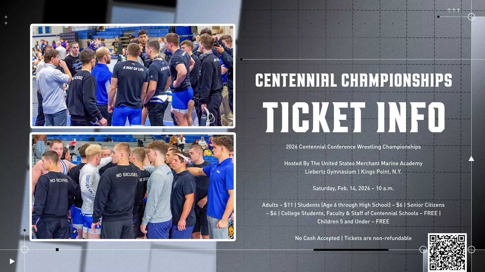 Centennial Championships Wrestling Tickets Graphic Update