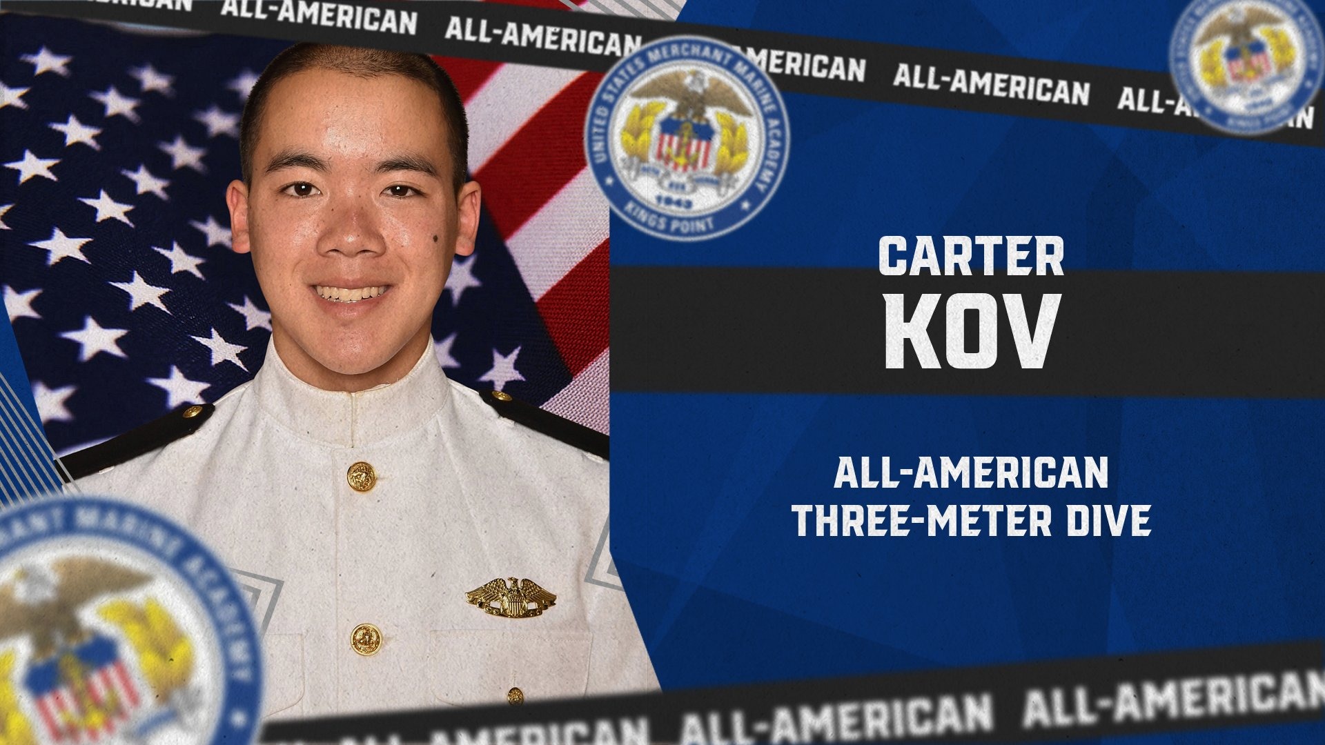 Carter Kov 2026 All-American (3M Dive)