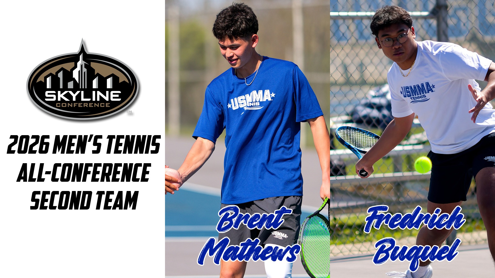 2026 Men's Tennis All-Conference - Mathews & Buquel