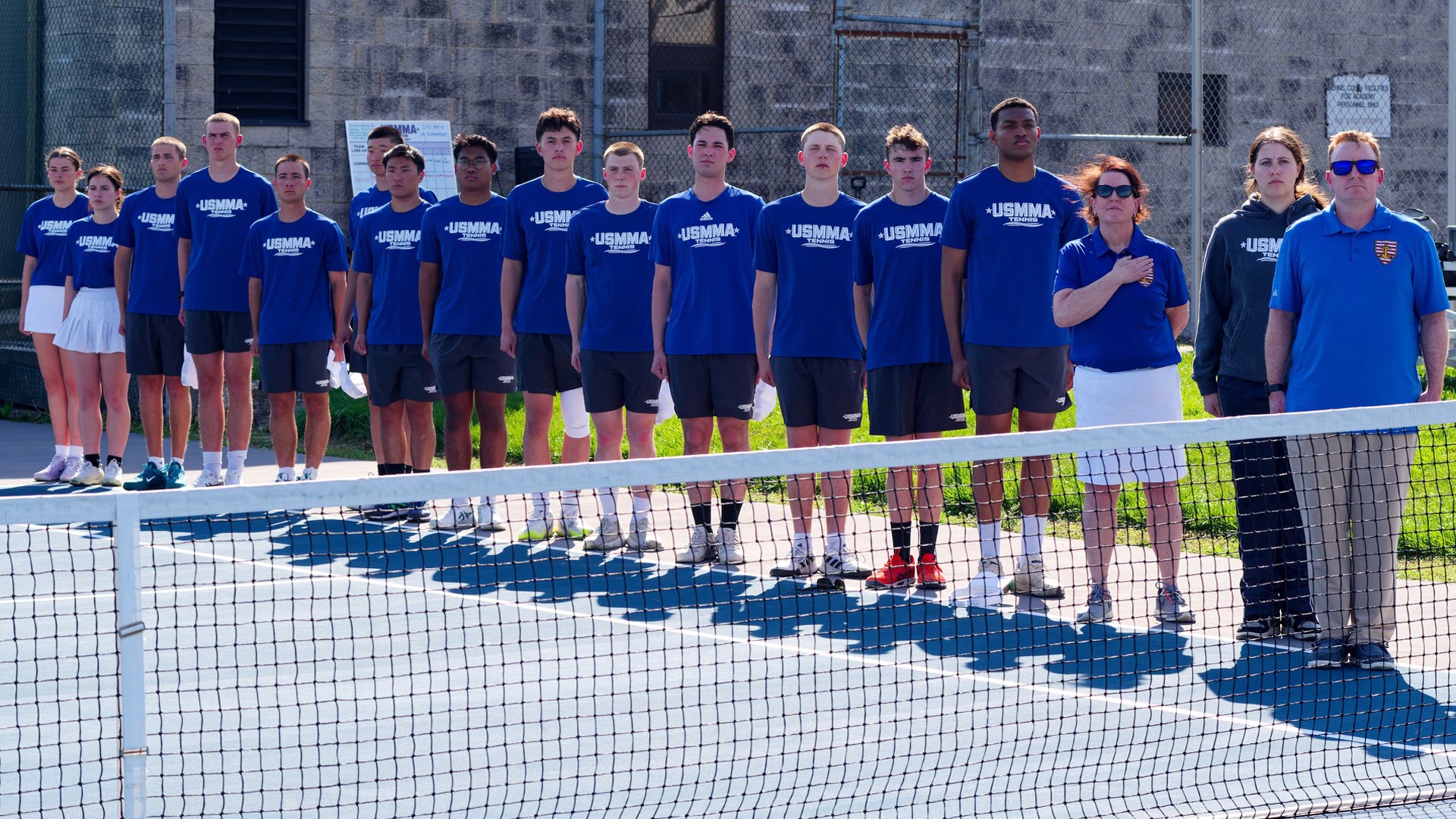 Tennis Standing For Anthem 2026