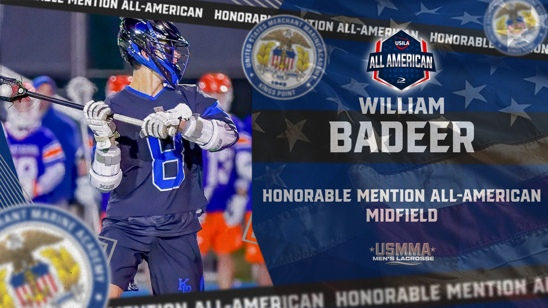 William Badeer 2026 Honorable Mention All-American
