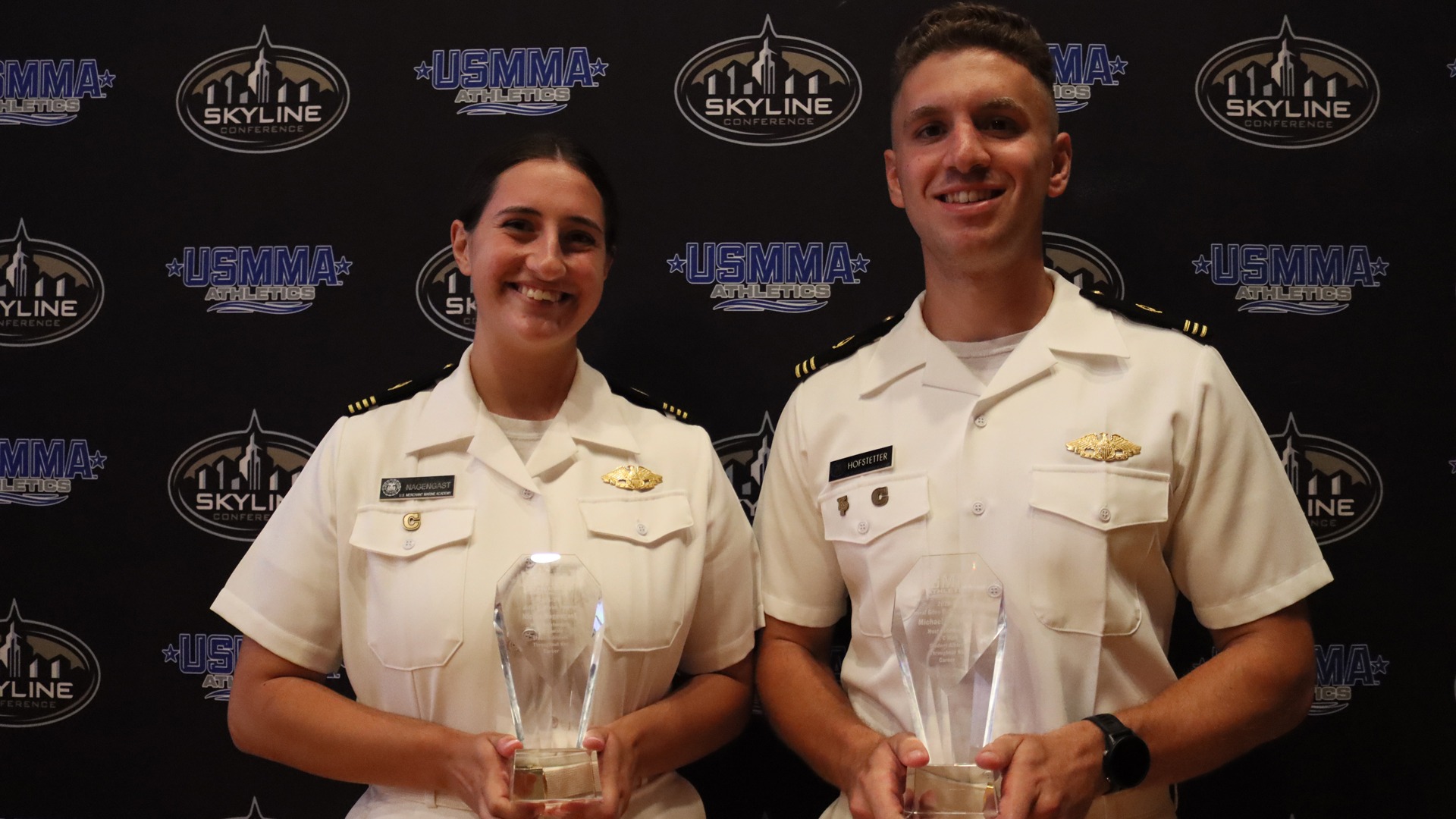 2025-26 Major Athletic Award Winners - Nicole Nagengast & Michael Hofstetter