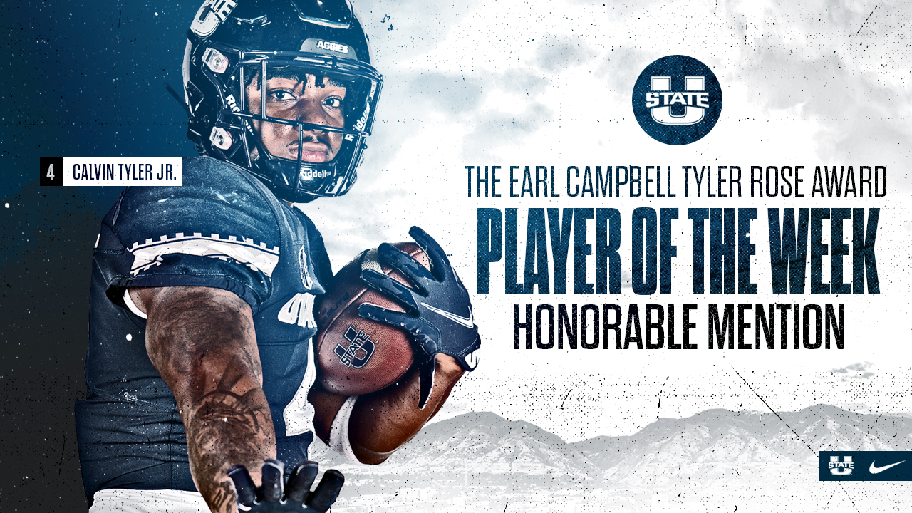 Utah State’s Calvin Tyler Jr. Garners Earl Campbell Tyler Rose Award