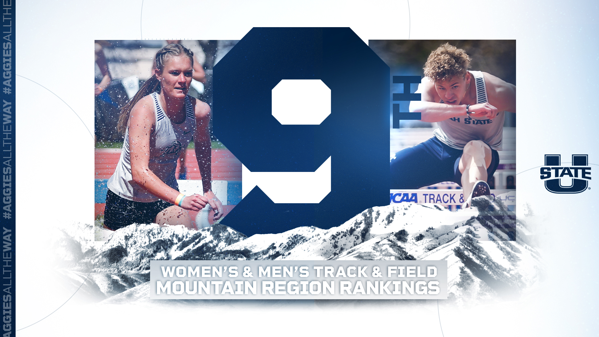 Utah State Men’s and Women’s Track & Field Teams Both Ranked Ninth in