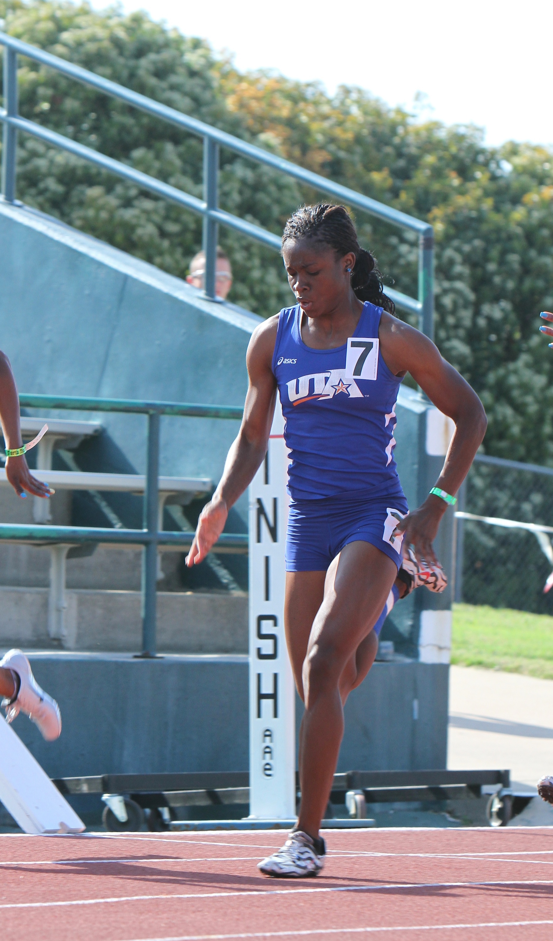 Shannon Reynolds was busy on day two of the NCAA West Preliminary Round.