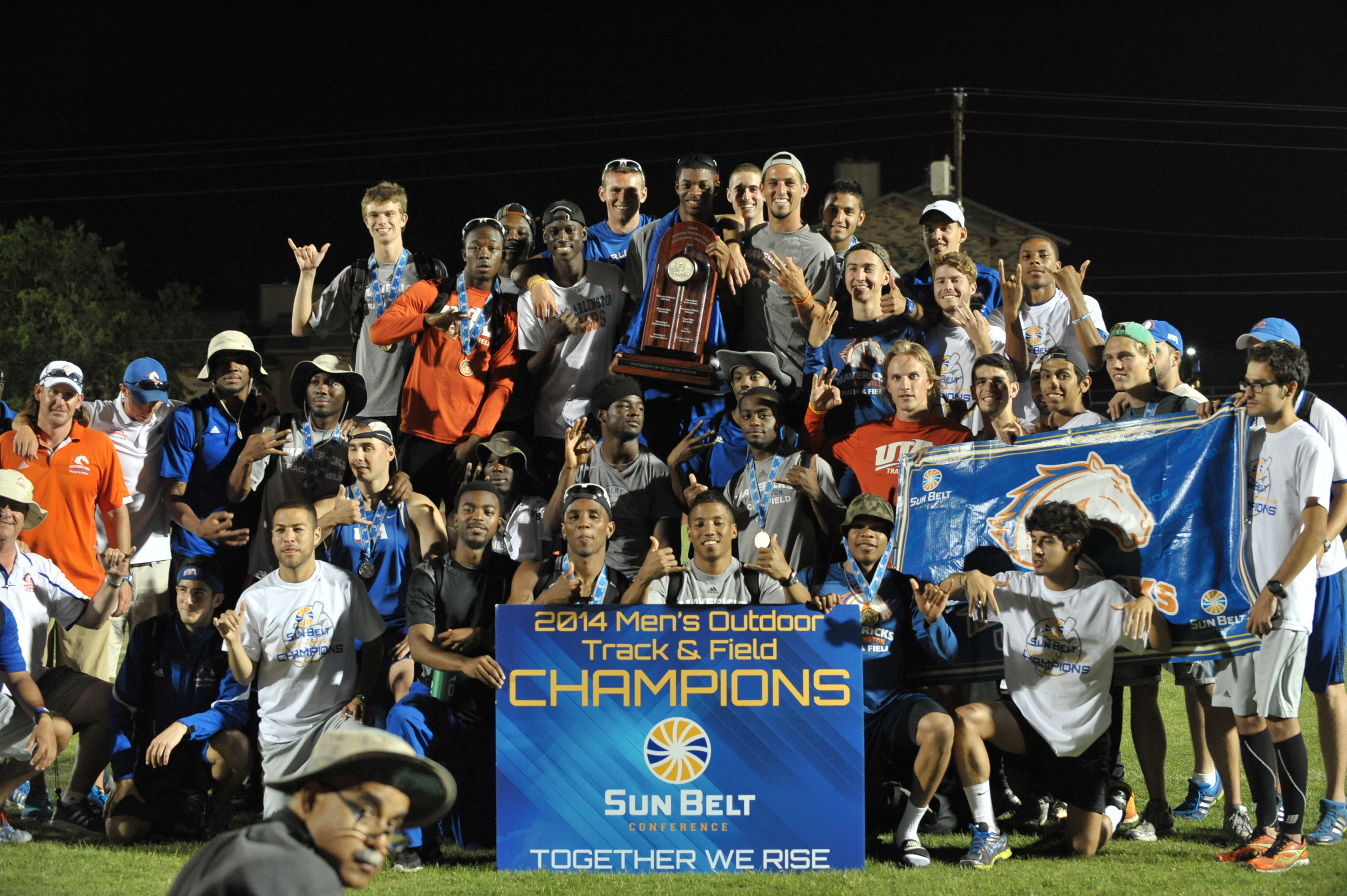 The 2014 Sun Belt Conference Outdoor Track Champions.