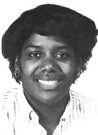 penny lewis 1986-87 women's basketball headshot