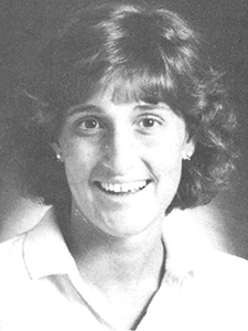 coach dawn davenport 1989 volleyball headshot