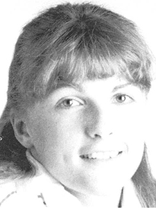 trainer michelle forbes 1988 volleyball headshot