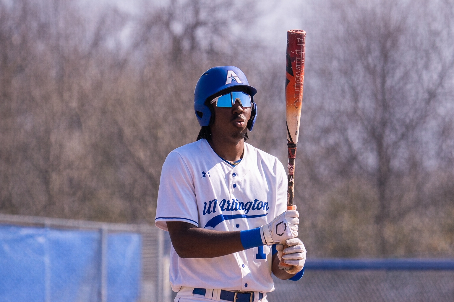 Austin Phillips approaches plate
