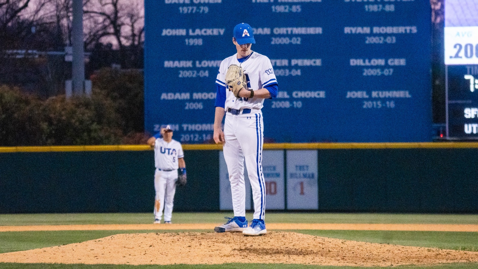 Dobbins on the mound