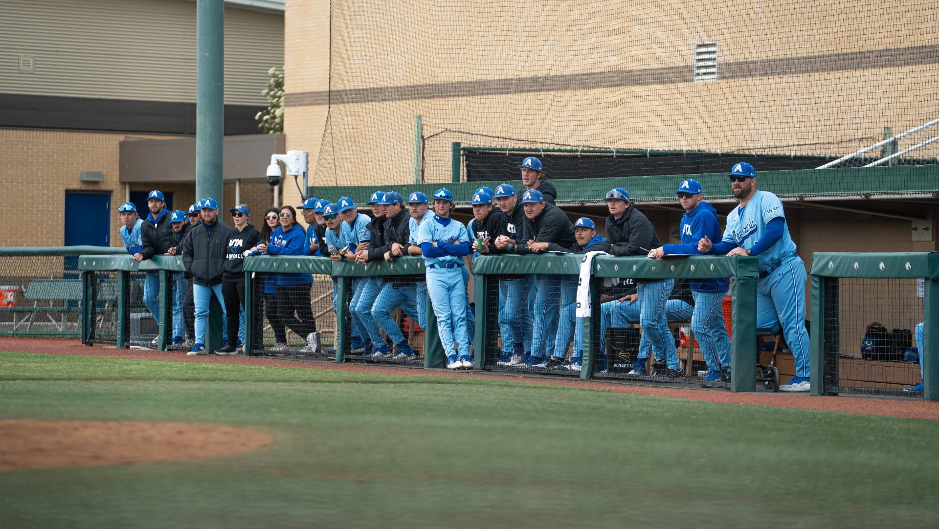 Team in dugout