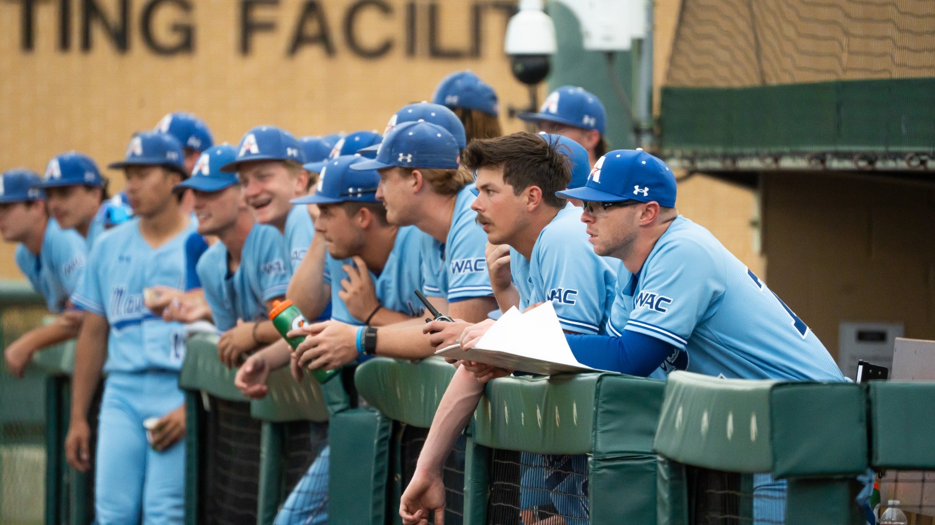 Team in dugout
