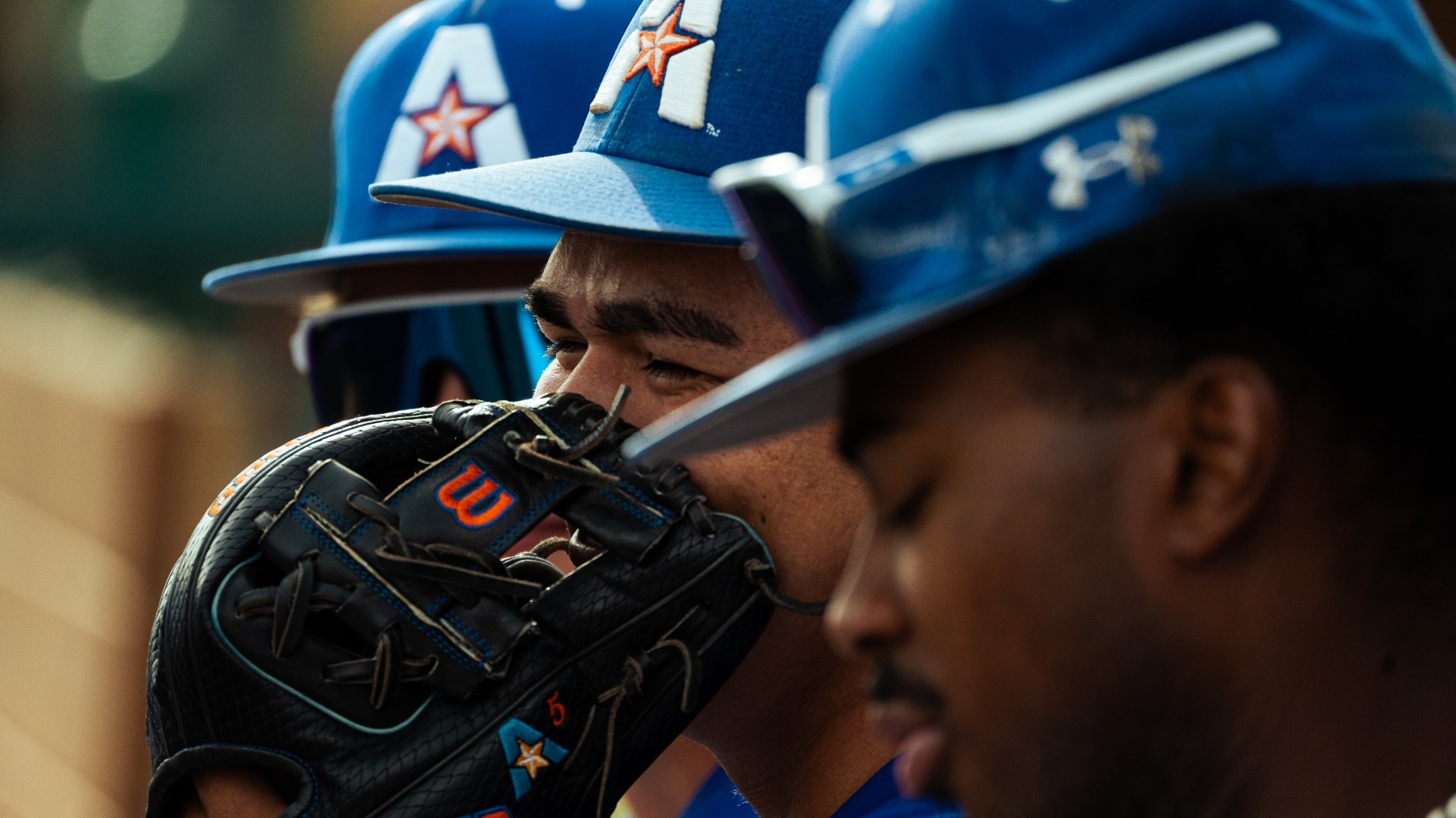 McAfee and Melendez in the dugout