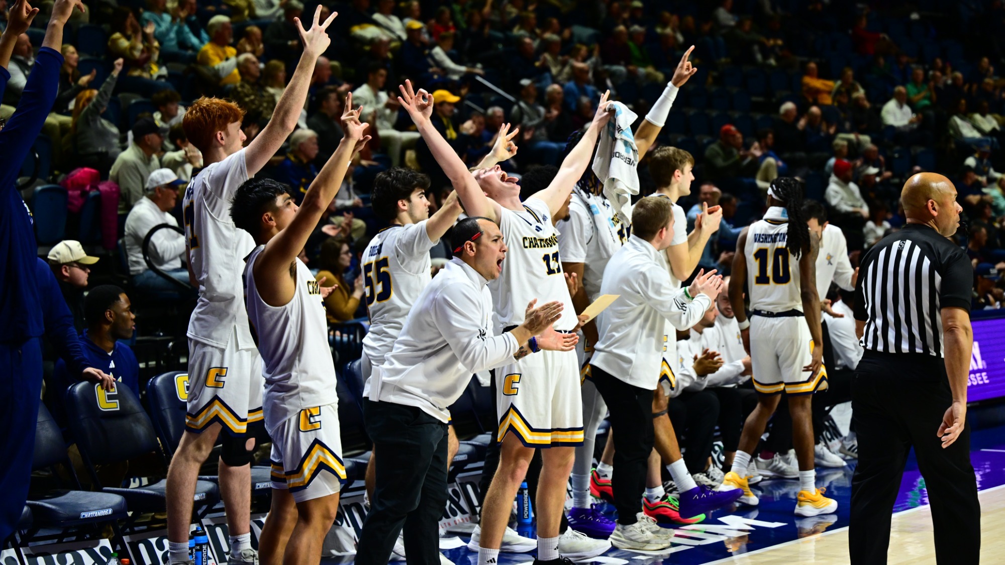 Bench Celebration vs. Mercer