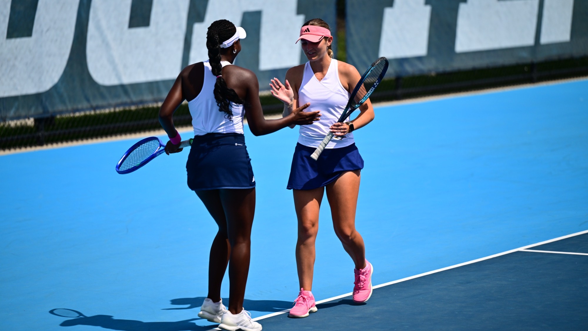Rufaro Magarira Savannah Presson doubles vs. Mercer