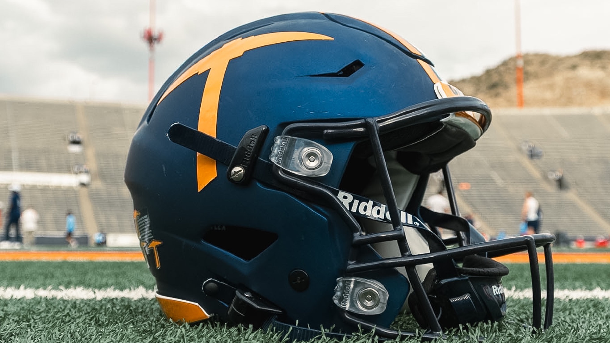 Blue Helmet at Sun Bowl