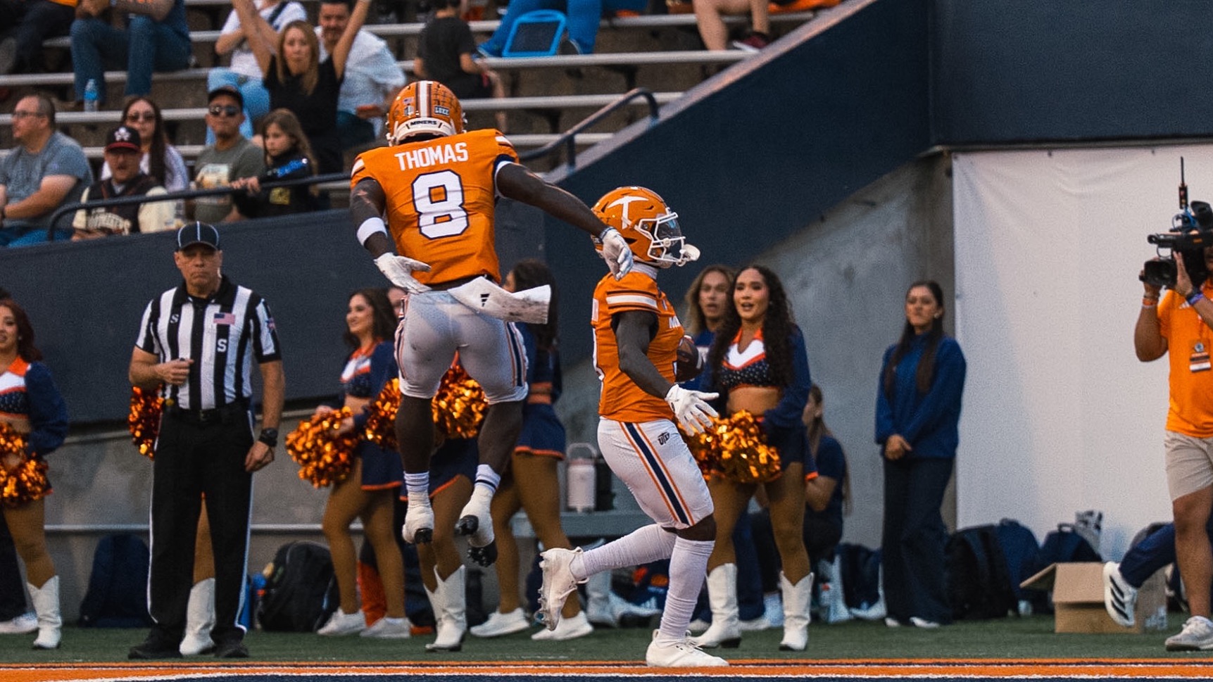 Jaden TD, Thomas Celebration