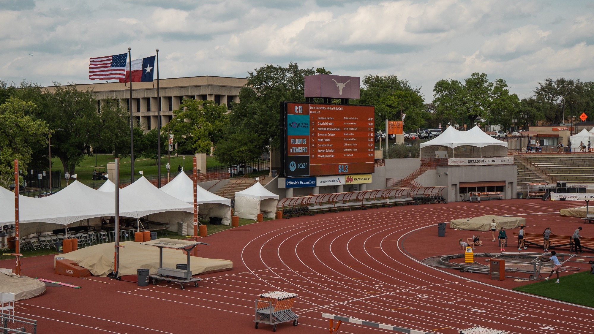 Mike A Myers - Texas Relays