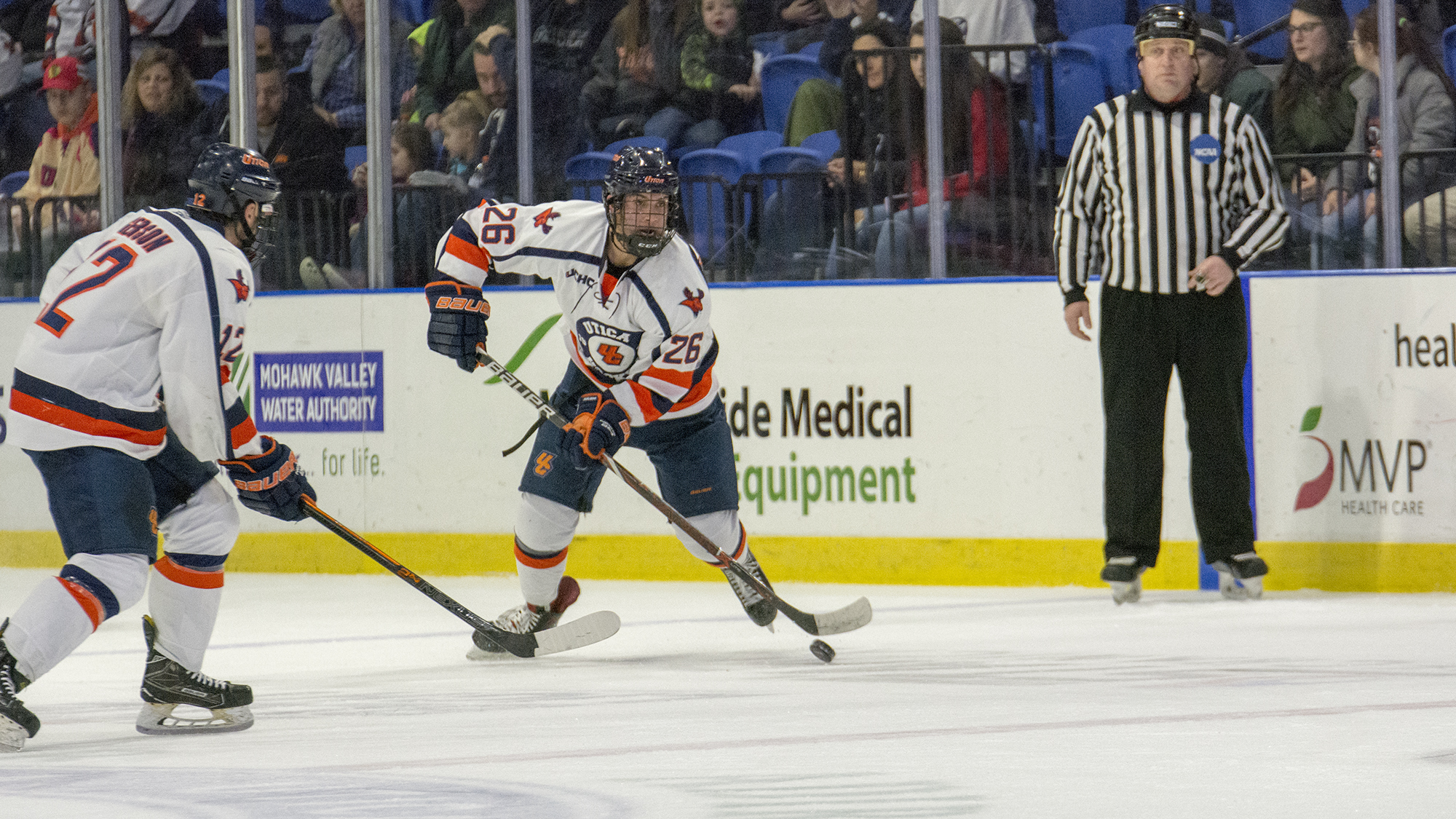 Local Stars Shine in Men's Hockey Exhibition in Rome Utica University