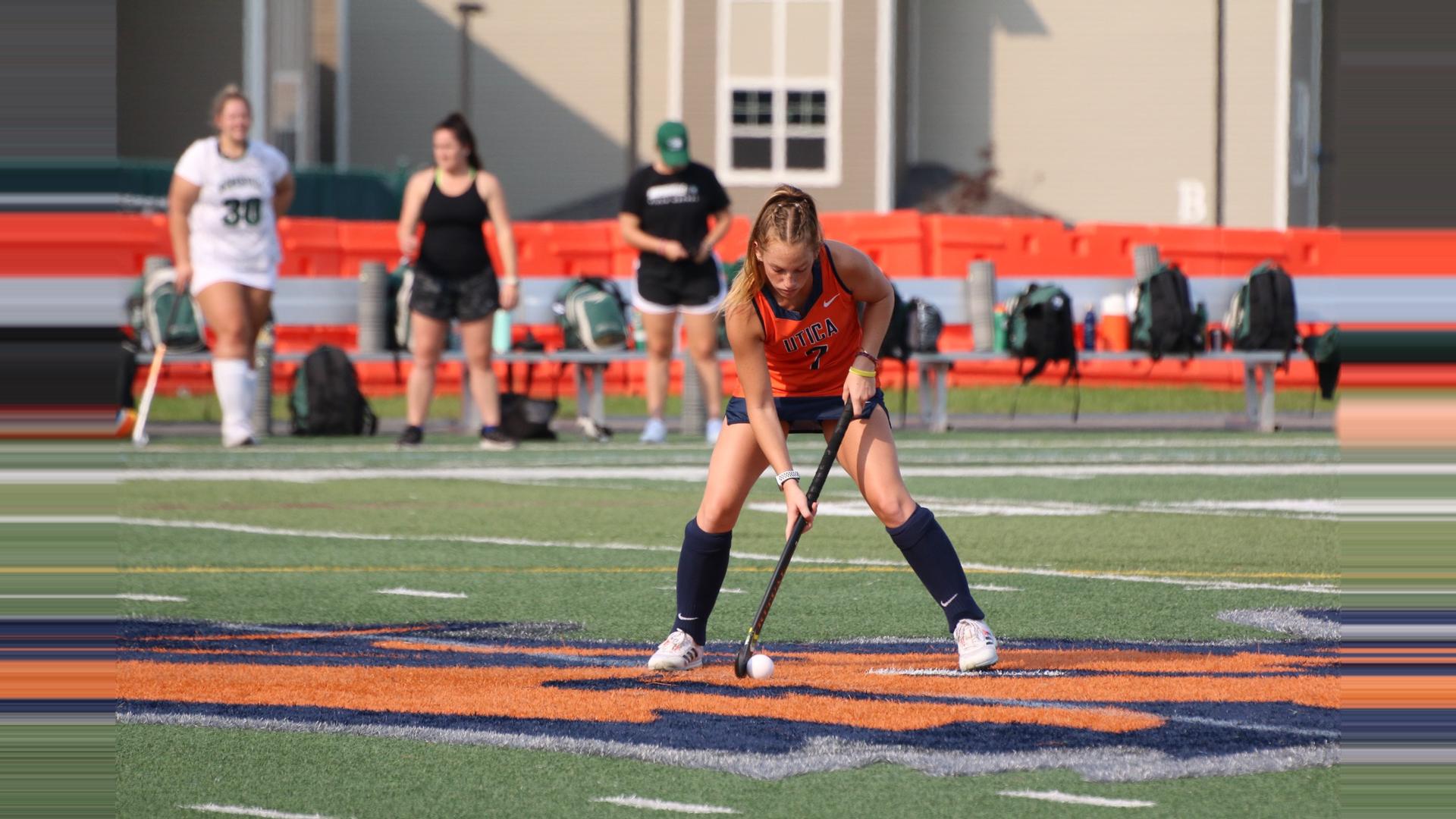 Field Hockey Drops NonConference Bout to Brockport Utica University