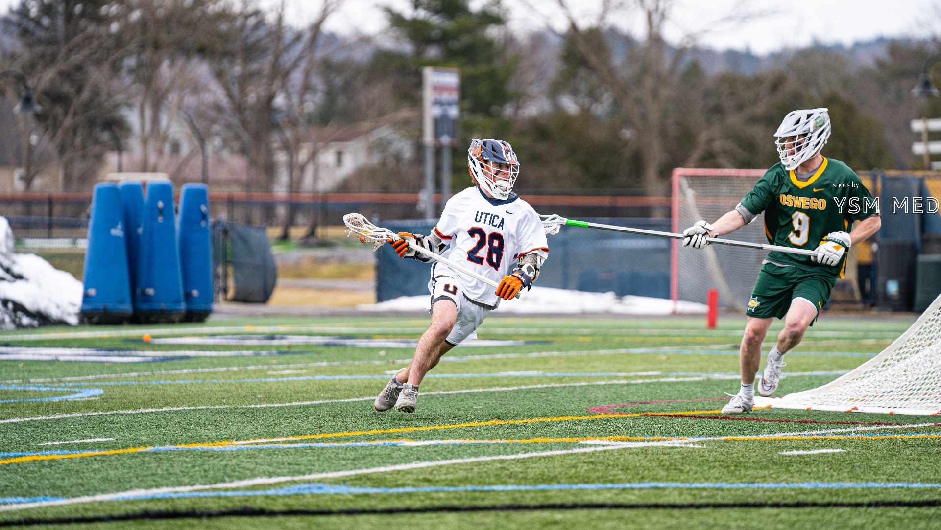 Men's Lax Drops E8 Opener to Nazareth Utica University Athletics
