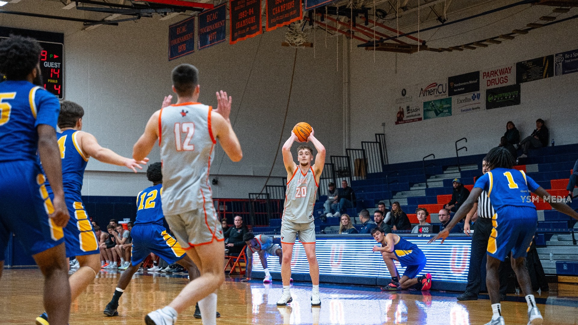 Luke Bourgault Men's Basketball Utica University Athletics