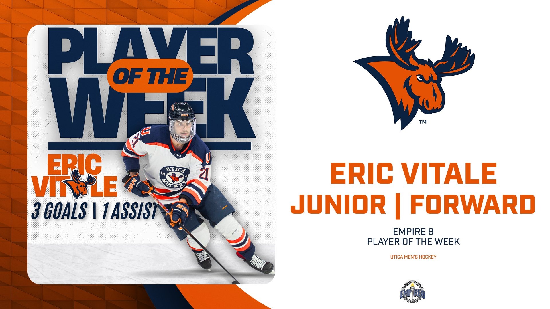 Eric Vitale Player of the Week