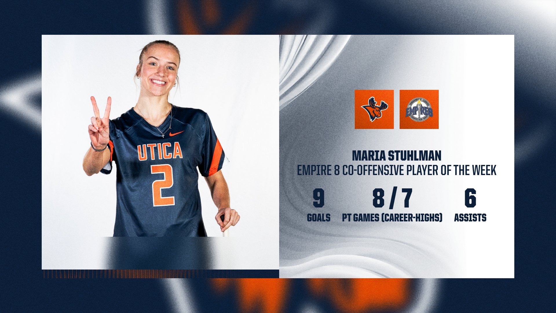 Maria Stuhlman 3.30.26 E8 Offensive PoTW Graphic