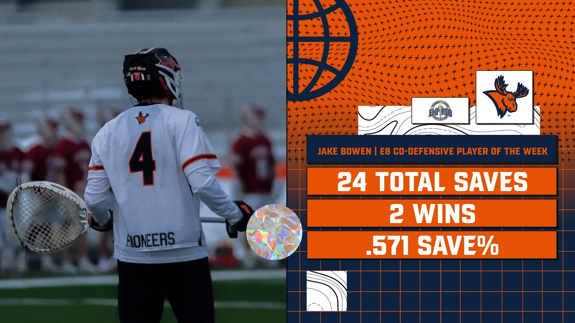 Jake Bowen E8 Co-Def. PoTW Graphic