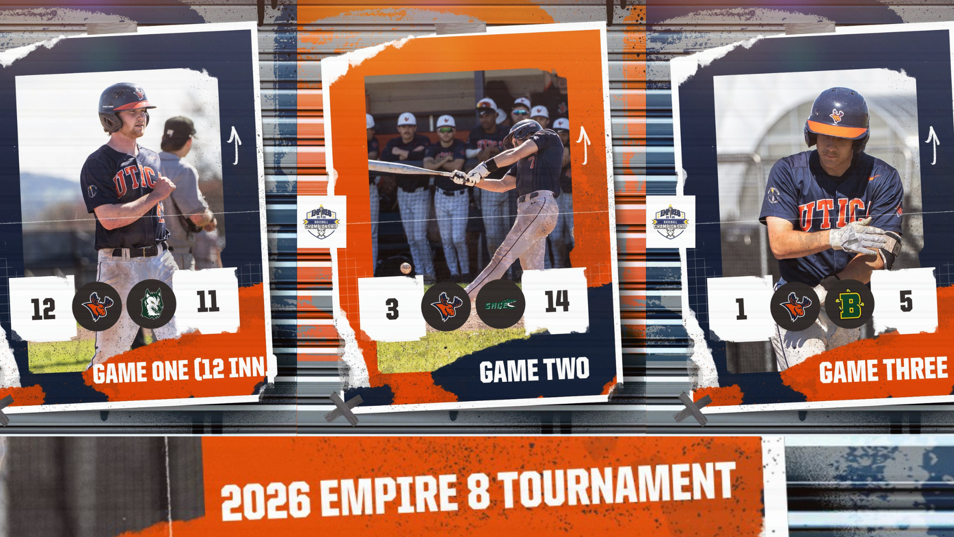 E8 Baseball Tournament Graphic
