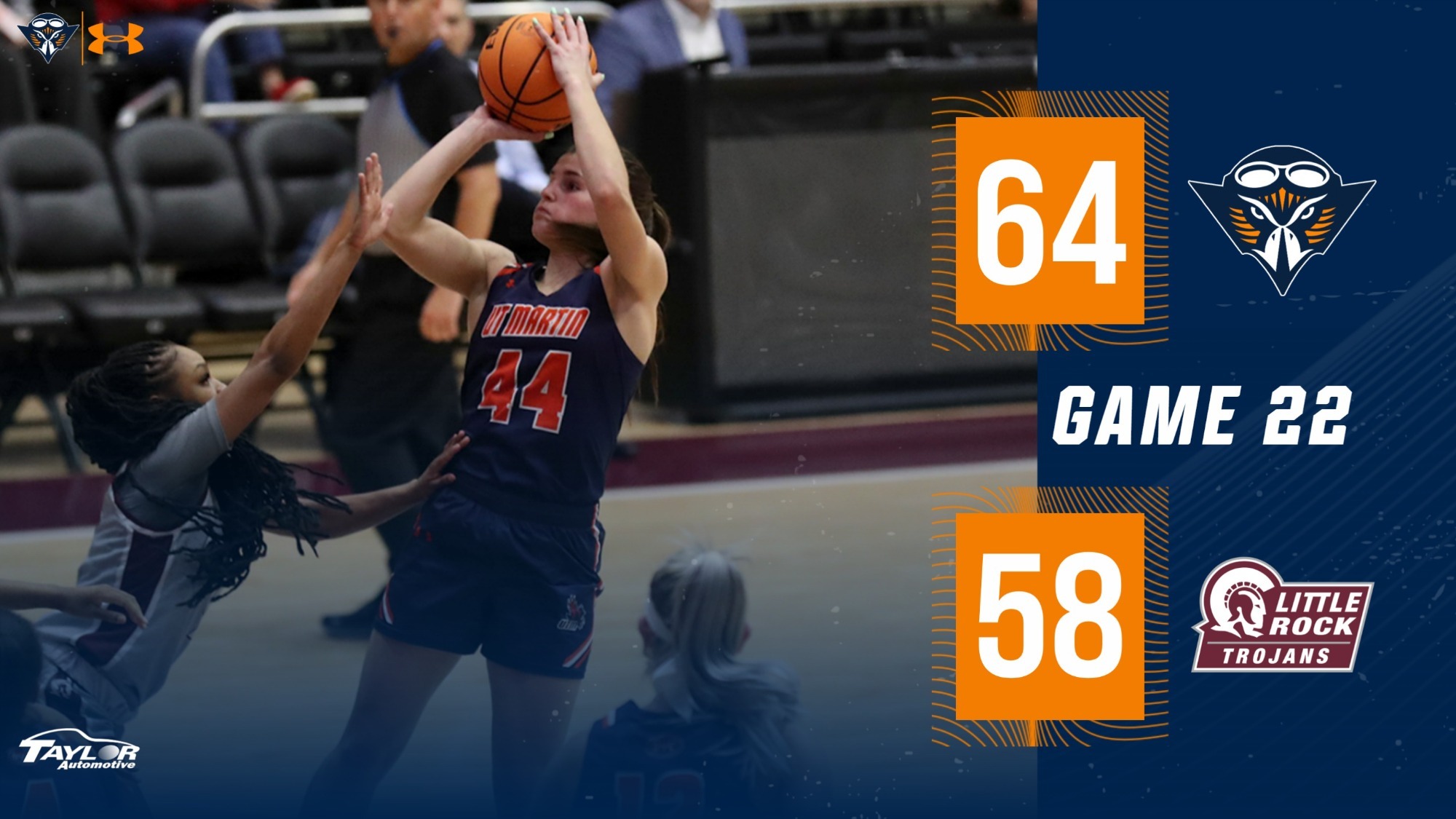 SKYHAWK WOMEN’S BASKETBALL WINS THIRD STRAIGHT ROAD CONTEST, DOWNING