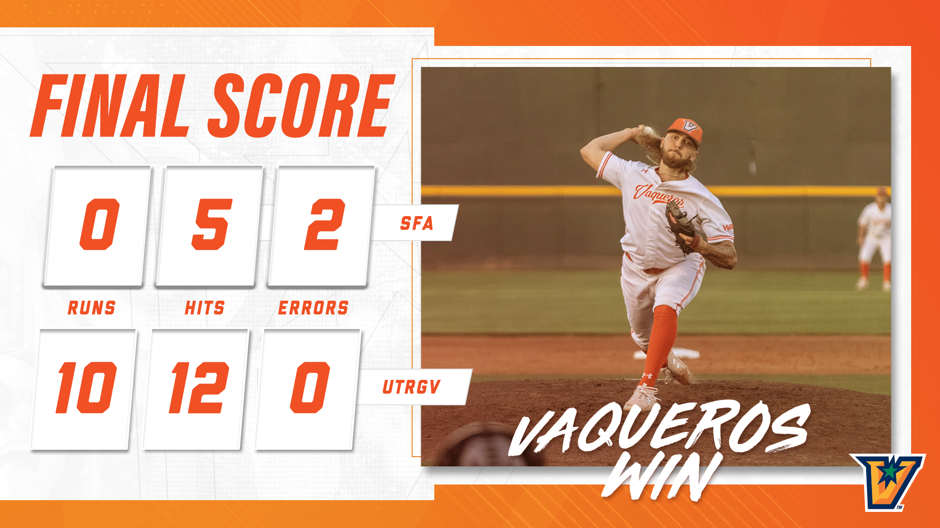 Baseball Cruises Past SFA in Series Opener UTRGV Athletics