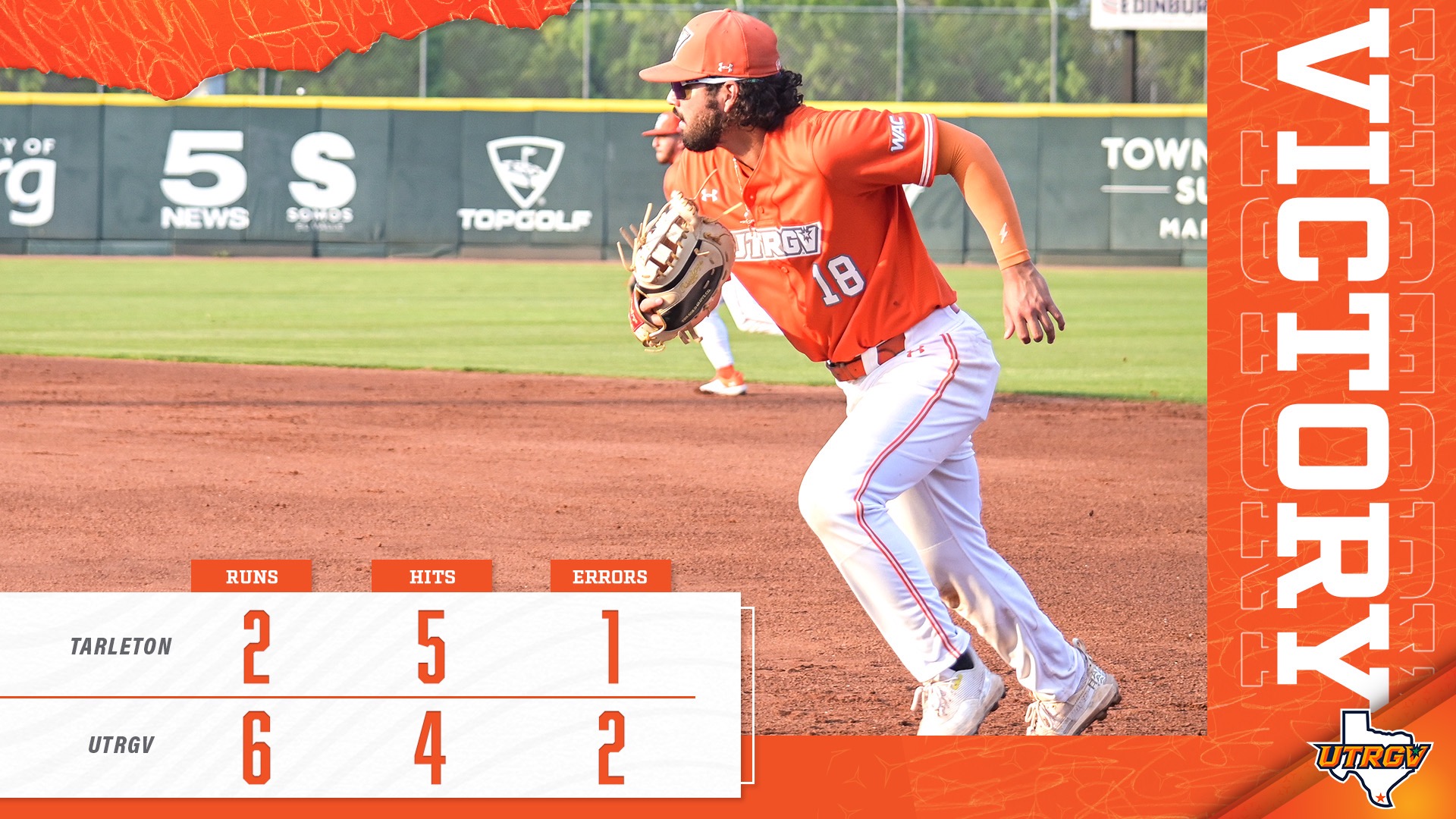 Baseball Clinches Series Victory over Tarleton UTRGV Athletics