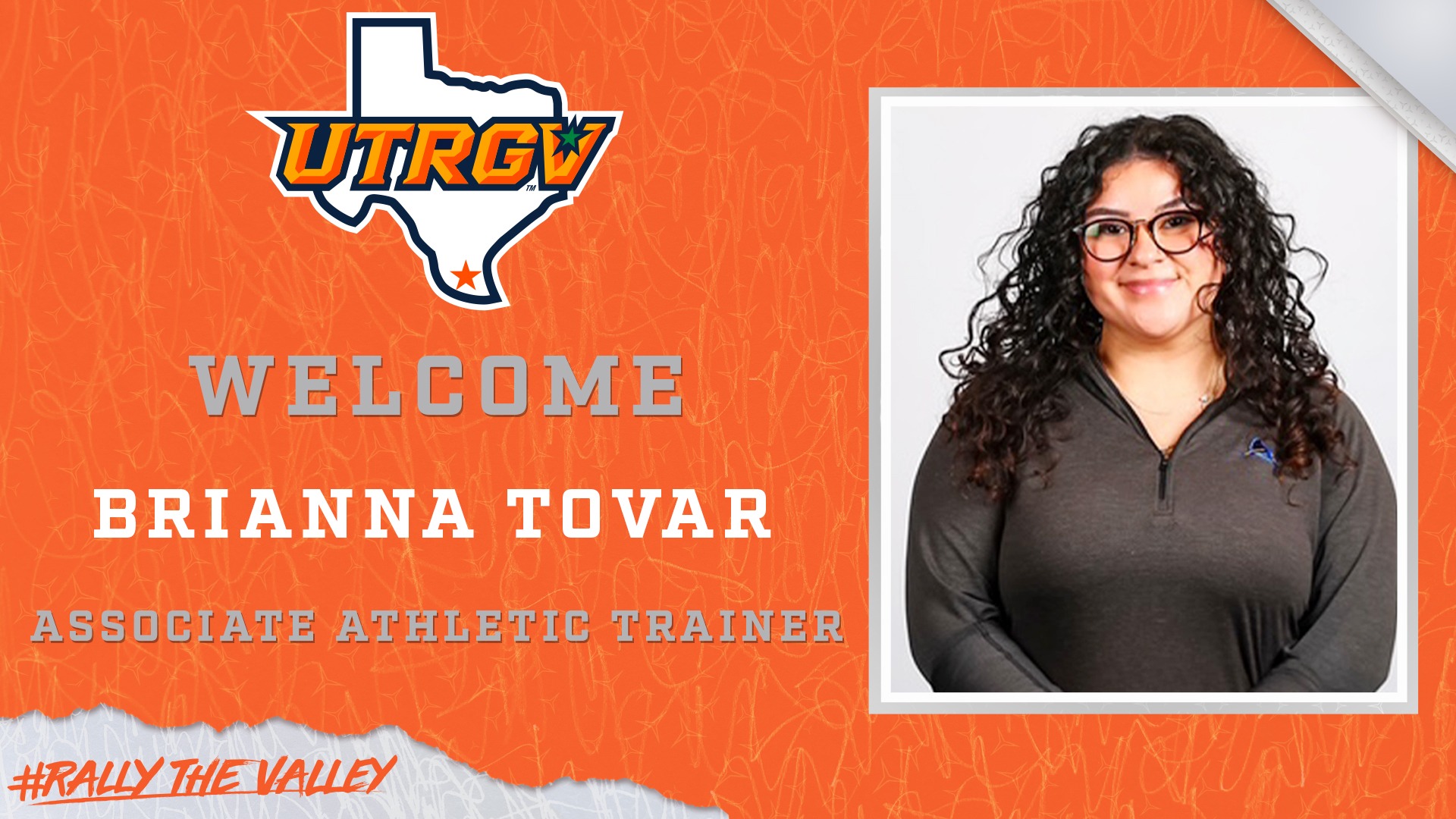 Welcome--Brianna Tovar--Associate Athletic Trainer