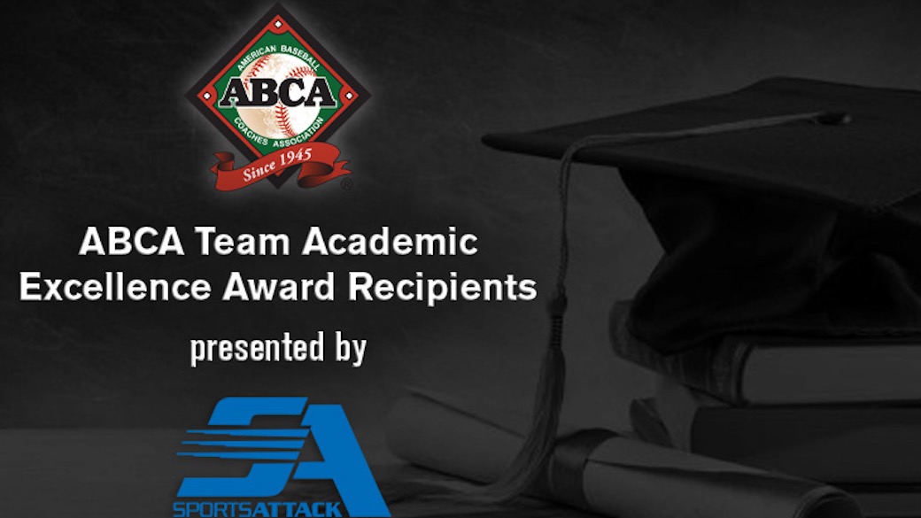 ABCA Team Academic Excellence Award Recipients Presented by Sports Attack