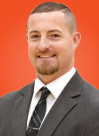 Lucas Monroe Orange Background