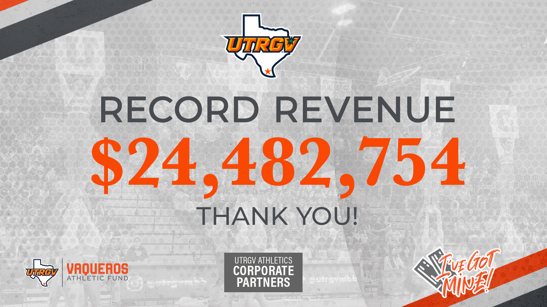 Record Revenue $24,482,754 Thank You!